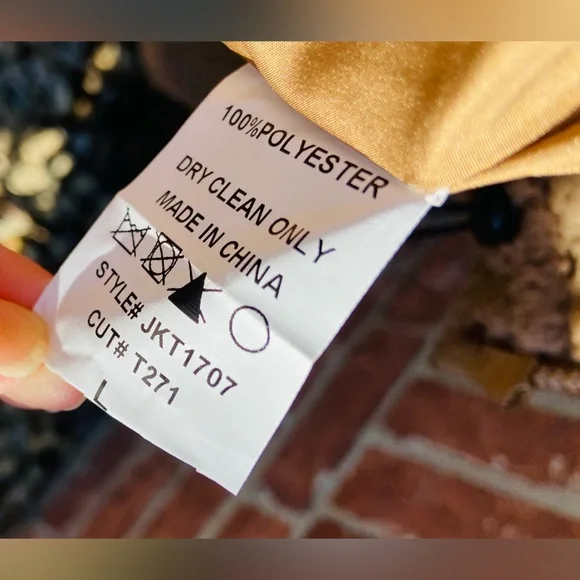 LaMiel NWT Sz-L Tan Faux Sherpa/Silk Lightweight & Cozy Spring/Fall/Night Jacket - Picture 14 of 16